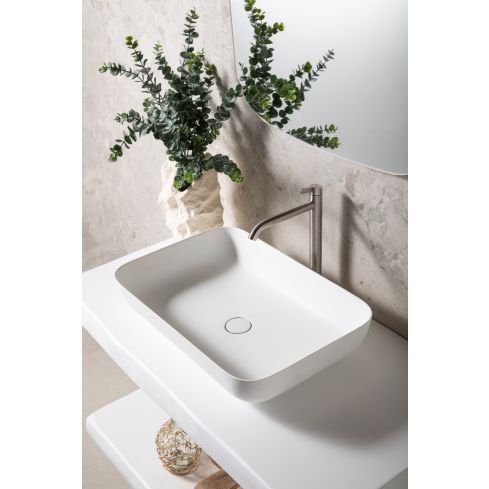 Beach House Rectangle Countertop Wash Basin