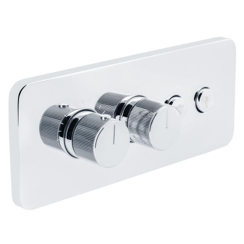 Stereo FM Thermostatic Shower Mixer With 2 Outlets