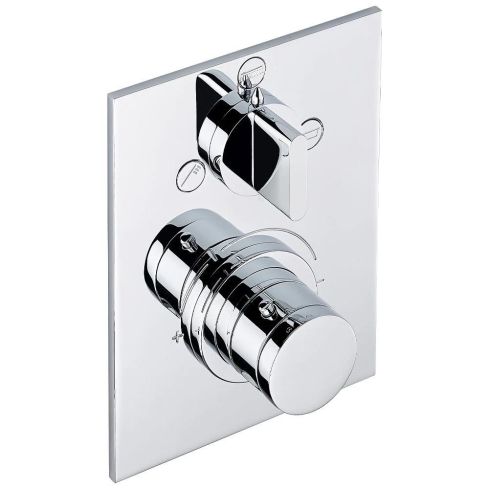 Icon-X Metal Trim Part For Concealed Thermostatic Shower Mixer With 3 Outlet