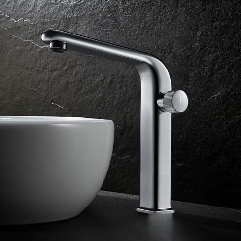 Stereo FM Mono Tall Smooth Bodied Basin Mixer