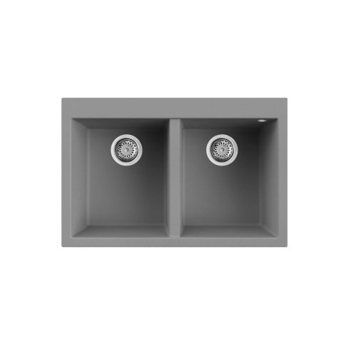 Quadra Double Bowl Inset Sink