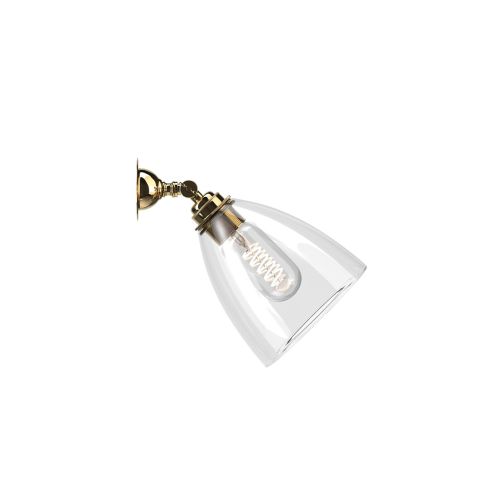 Ledbury Indoor Traditional Wall Light With Clear Glass