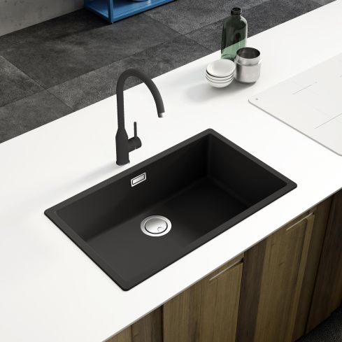 Zen Single Bowl Inset Or Undermount Kitchen Sink