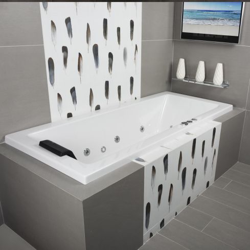 Corsair Grande Acrylic Inset Bathtub