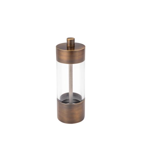 Silver Cylinder Pepper Mill