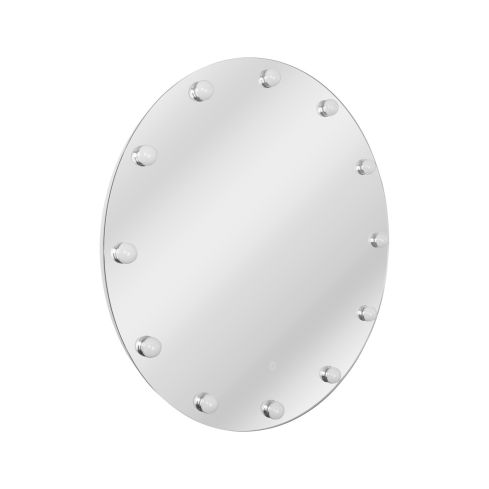 Monroe Illuminated Round Mirror With LED Bulbs