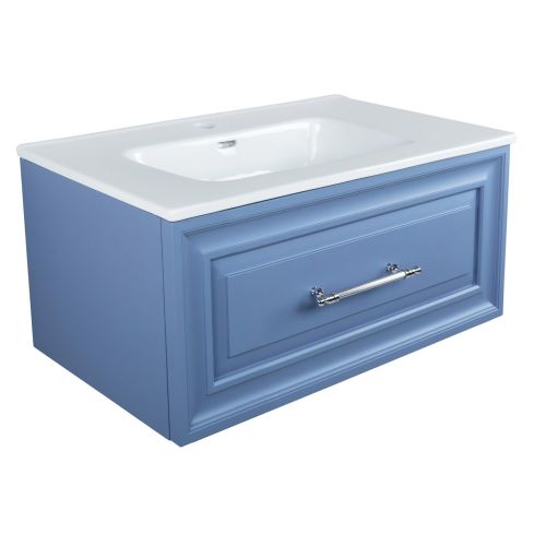 Biarritz Wall Mounted Vanity Unit with Integrated Basin