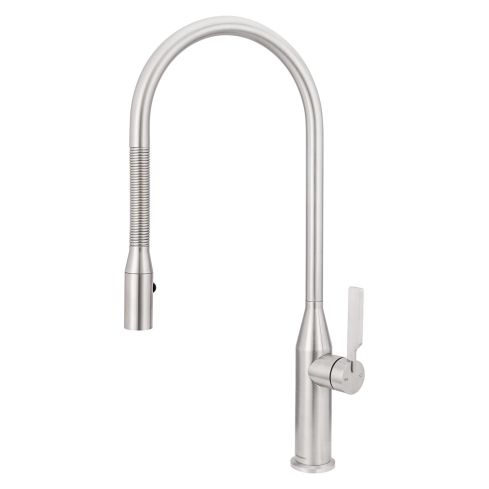 EX316 Deck Mounted Kitchen Mixer With Round Swivel Spout