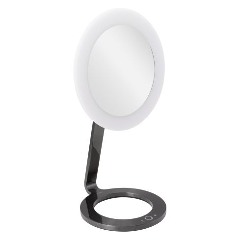 LED Moon Dance Freestanding Mirror Dual Light