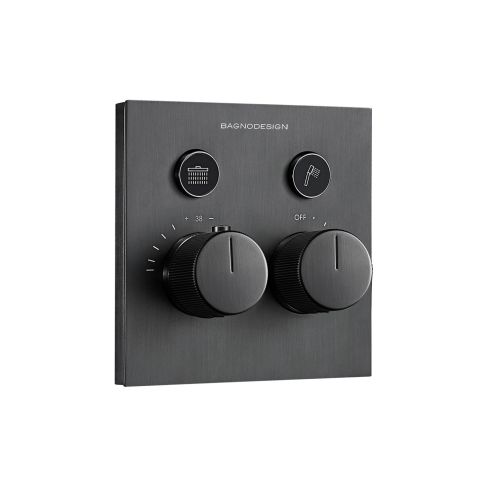 Stereo FM Thermostatic Shower Mixer With 2 Outlets