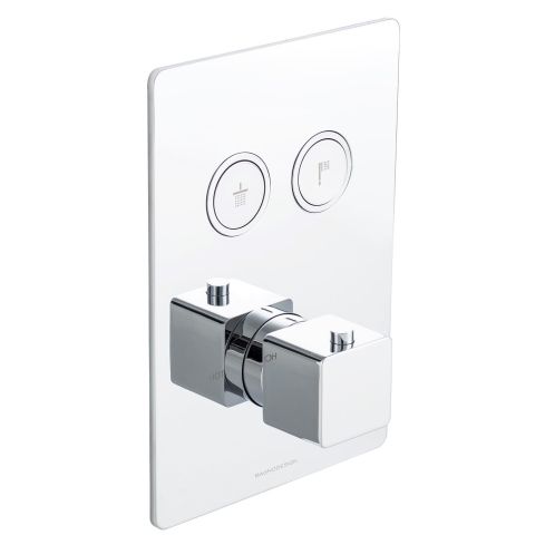 Toko Square 2 Outlet Thermostatic Shower Mixer