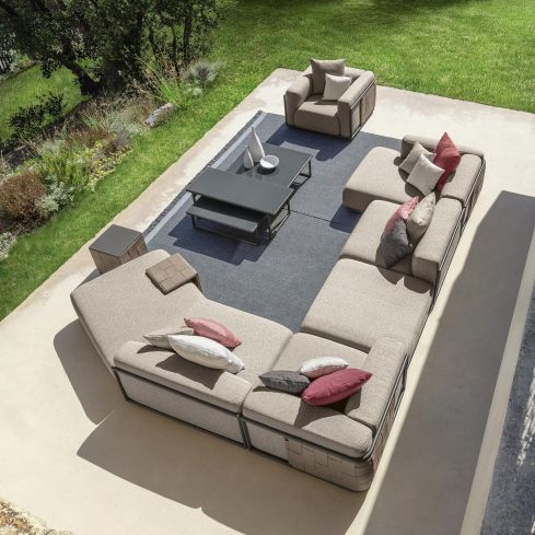 Tresse Icon Outdoor Left Oblique Sofa