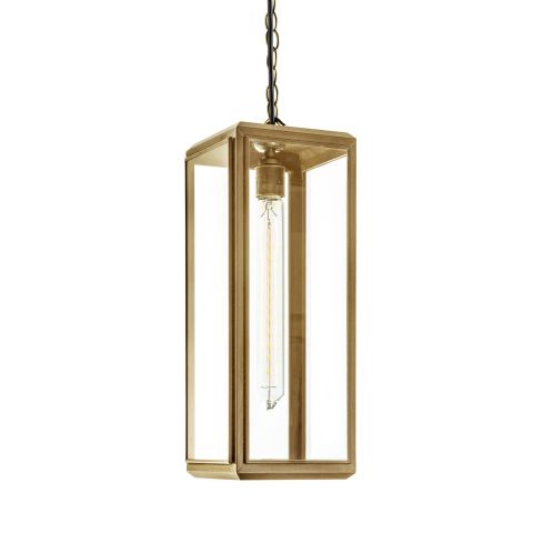 LILAC LANTERN TALL INDOOR PENDANT LIGHT WITH CHAIN
