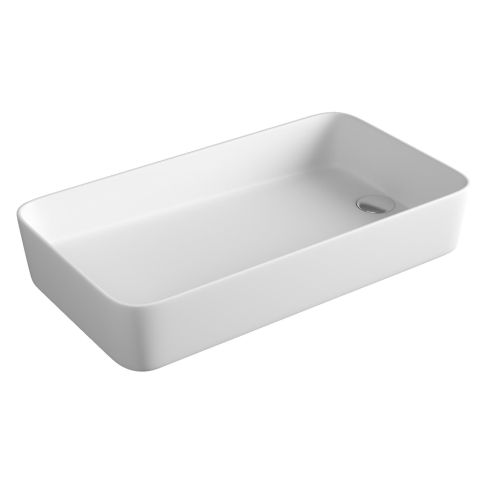 M-Line Countertop Wash Basin With Side Waste