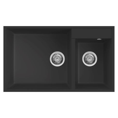 Quadra Double Bowl Undermount Sink Granitek