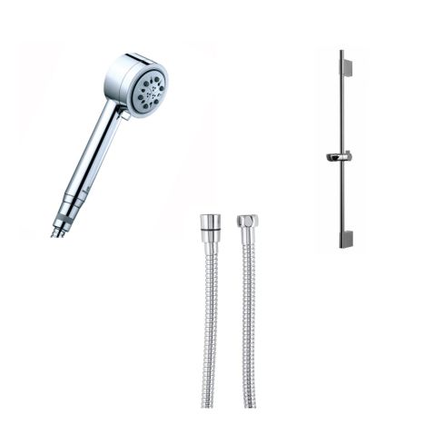 Cylindrica Handshower With Slide Rail And 1750 Mm Hose