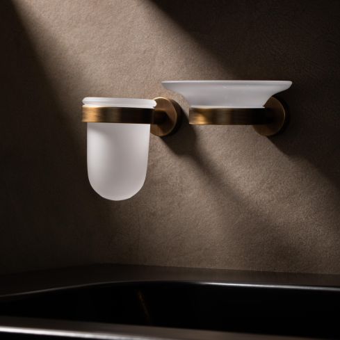 Options Round Wall Mounted Soap Dish and Holder