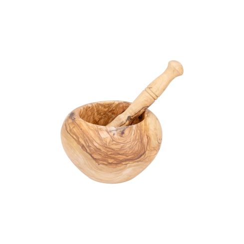 Olivewood Mortar And Pestle