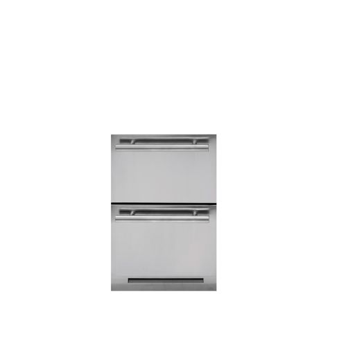 Built-In Outdoor Under Counter Fridge With 2 Drawers