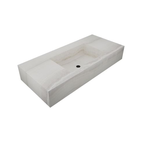 Tignes Countertop Or Wall Mounted Wash Basin Central Bowl