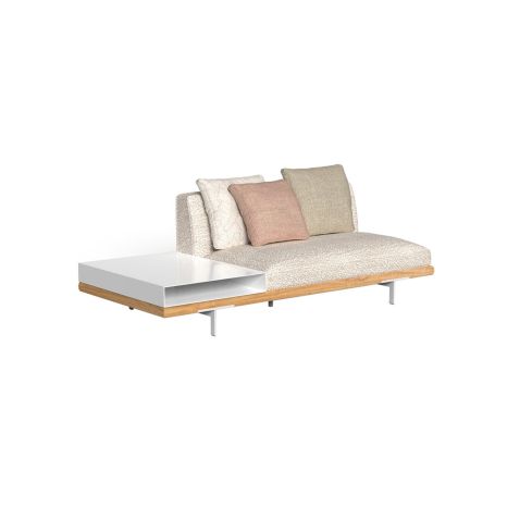 Allure Icon Outdoor 2 Seater Modular Sofa With Right Shelf