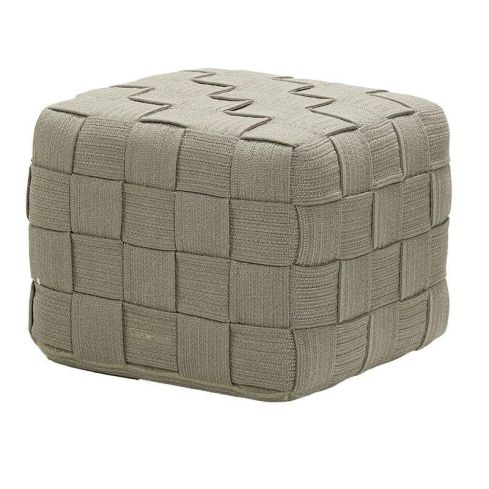 Cube Pouf Taupe