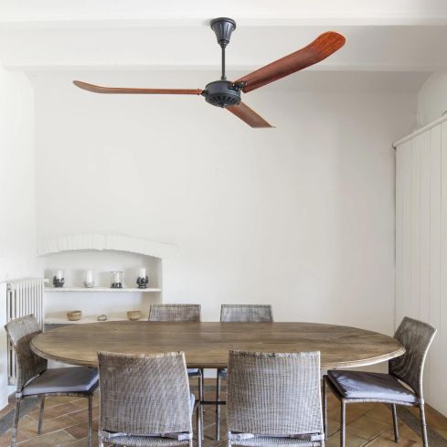 Aoba Indoor Ceiling Fan With Blades And Rod Heights