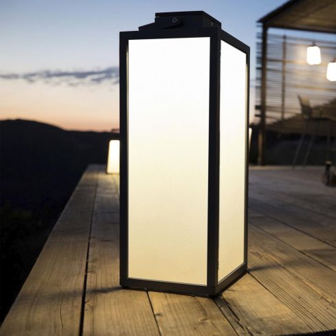 Tradition Outdoor Solar Rechargeable Lantern