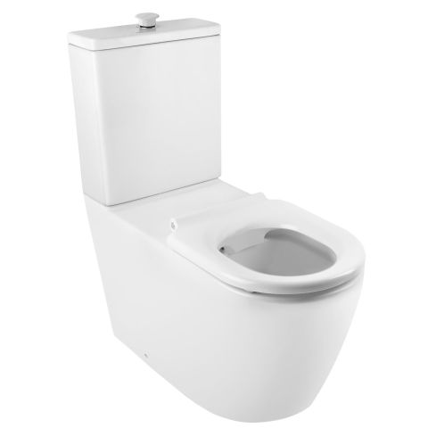 Medical Rimless Close Coupled WC with Soft Close Seat and Cover