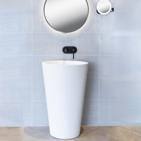 Ovale Freestanding Wash Basin Without Overflow