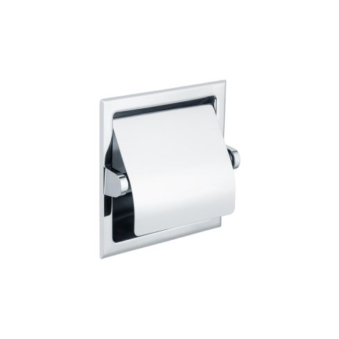 Hotel Concealed Toilet Roll Holder With Cover