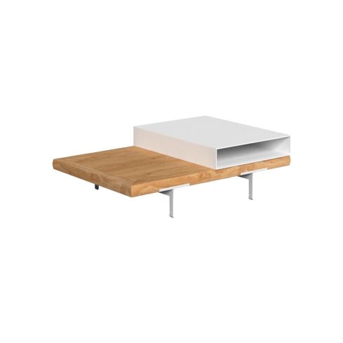 Allure Icon Outdoor Coffee Table With Shelf