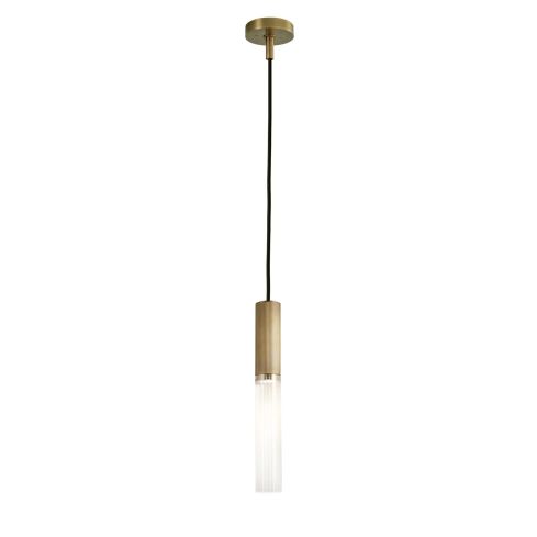 Flume 50 Indoor Pendant Light (IP20) Frosted Reeded Glass