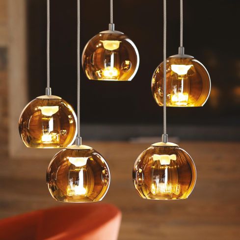 Kubric Indoor Pendant Light For Round Cluster Canopy