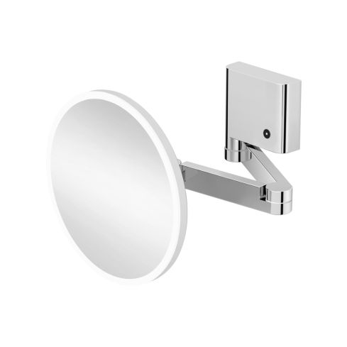 Glow Wall Mounted Double Arm X5 Magnifying Mirror With Progressive Switch