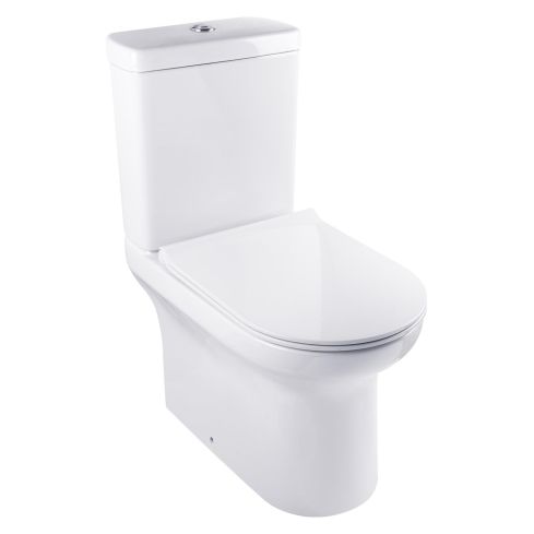 Senator Close Coupled WC with Soft Close Slim Seat and Cover