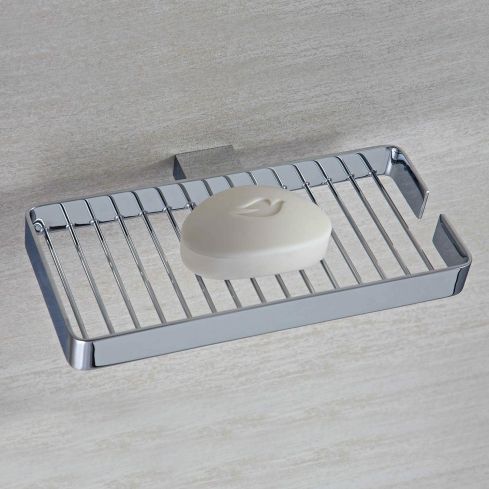 Smooth Wall Mounted Soap or Sponge Basket