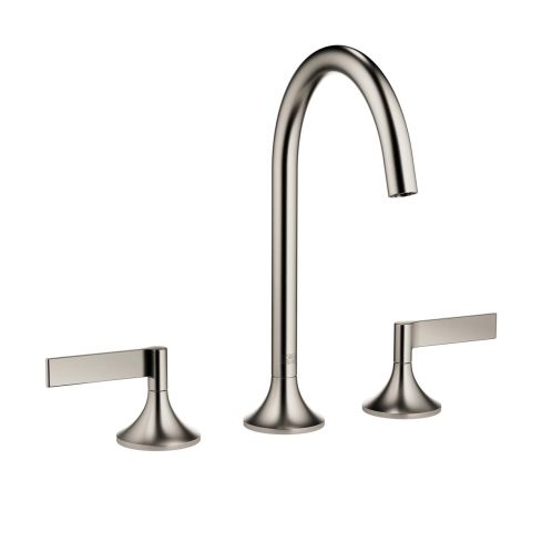 Vaia Deck Mounted 3 Hole Basin Mixer With Pop-up Waste
