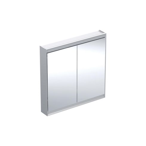 One Wall Mounted Mirror Cabinet With Internal LED Light