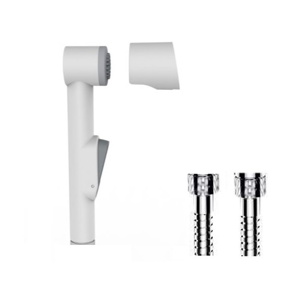 Bossini Macan Shut-off Kit With 125cm Di Brass Hose White Sanipex Group 