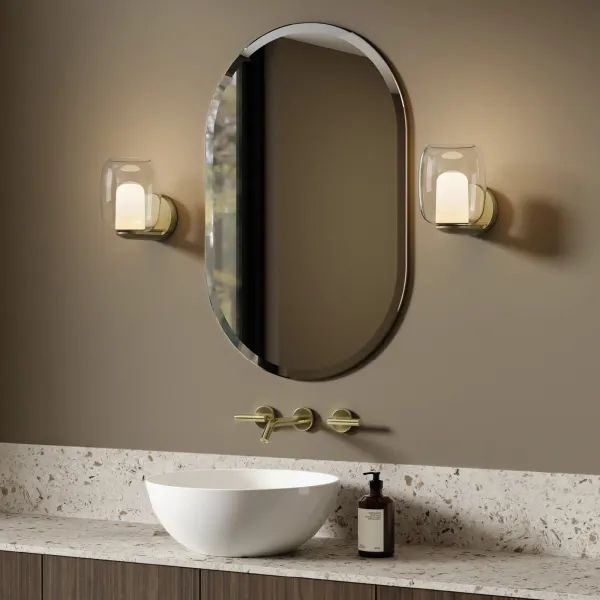Bathroom lighting: Built into the Brief