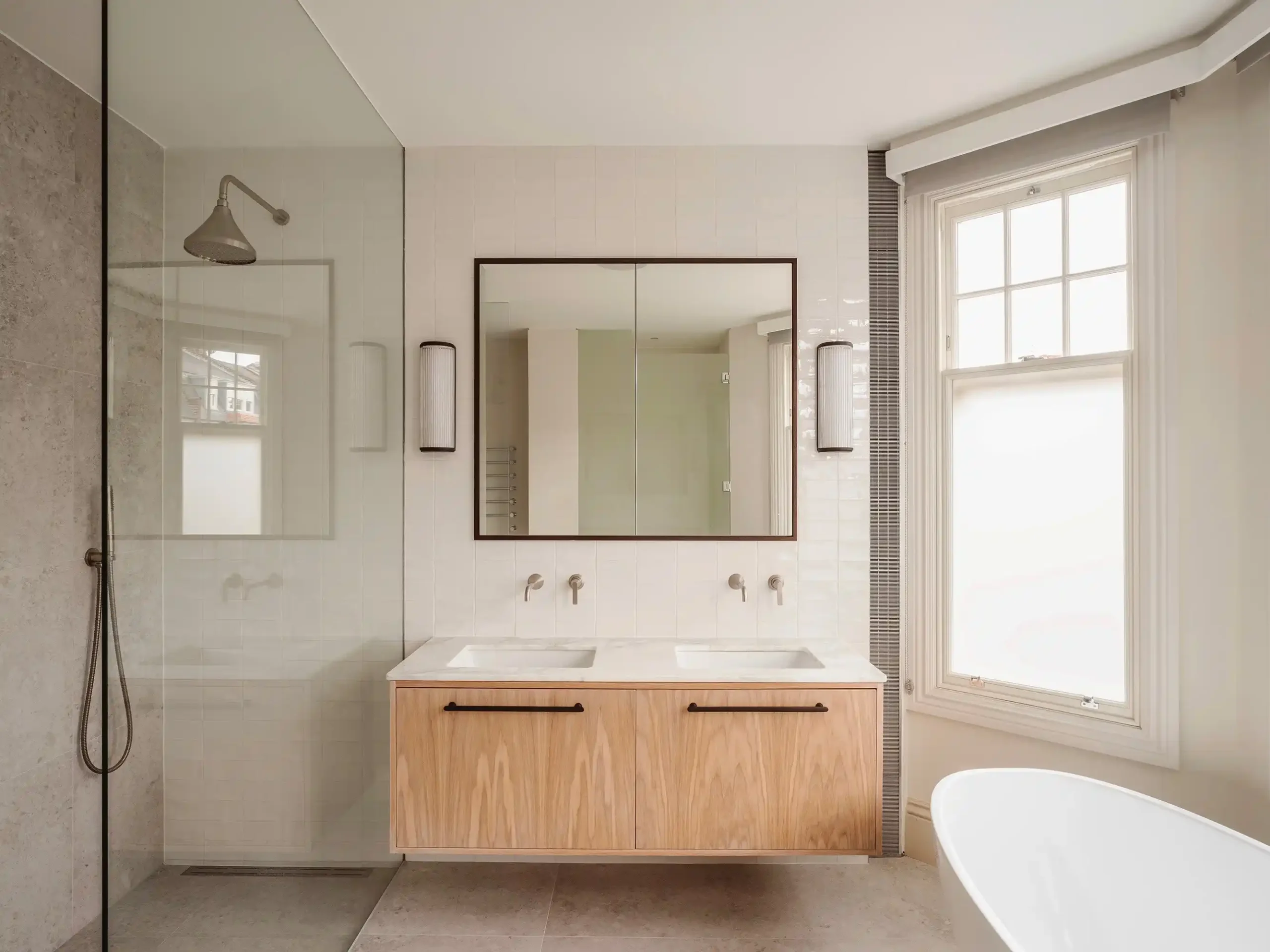 Bathroom wide view