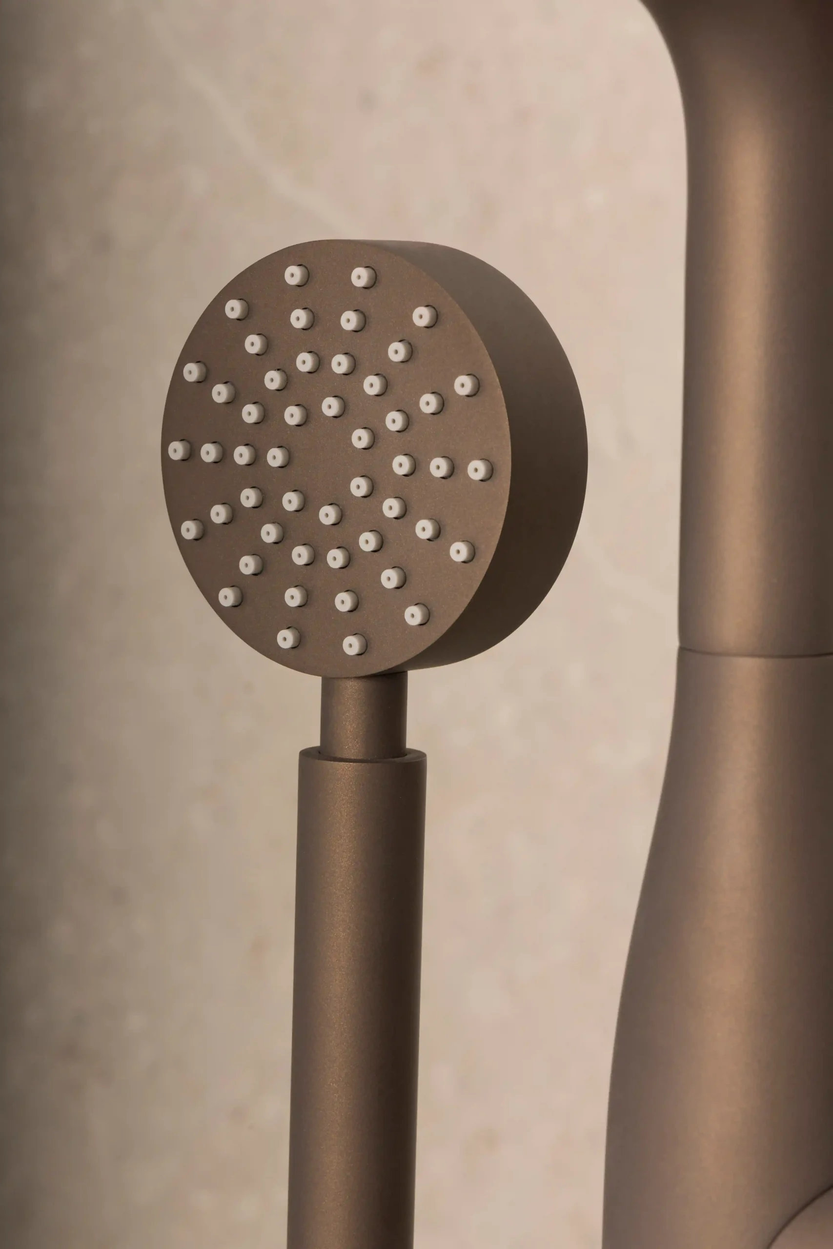 Ginza hand shower in Armour Truffle